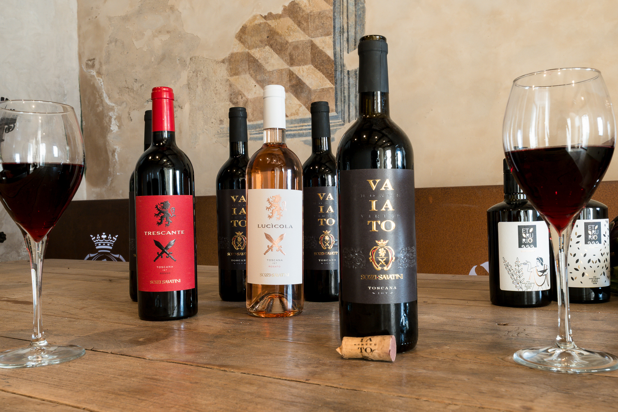 Wine and olive oil tasting, Scarlino, Tuscany